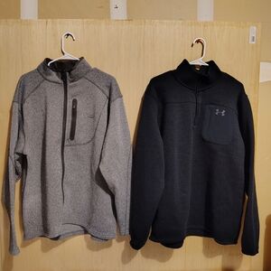 Columbia and Under Armour Men's Pullover Bundle XL Lot of 2